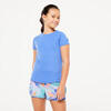 Ademend T-shirt voor meisjes S500 blauw