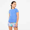 T-Shirt Mädchen atmungsaktiv - S500 blau