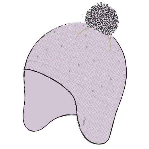 
      KIDS’ WARM HAT - FLAP LILAC
  