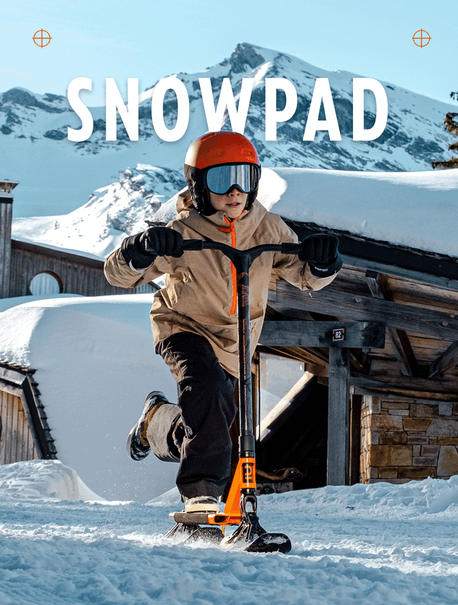 Kit de transformation pour trottinette avec patins Snow Pad
