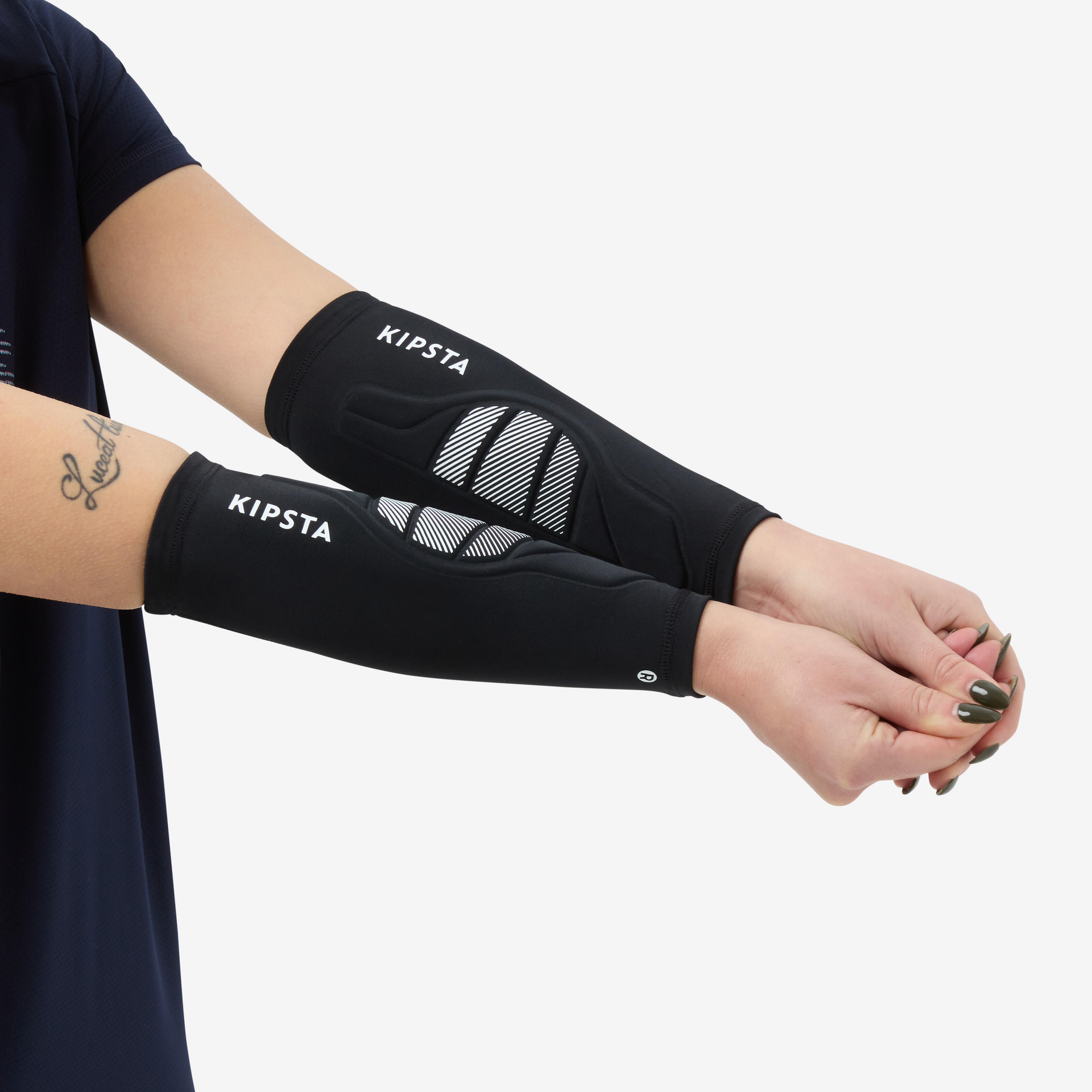 Manguitos de voleibol vap100 preto/branco