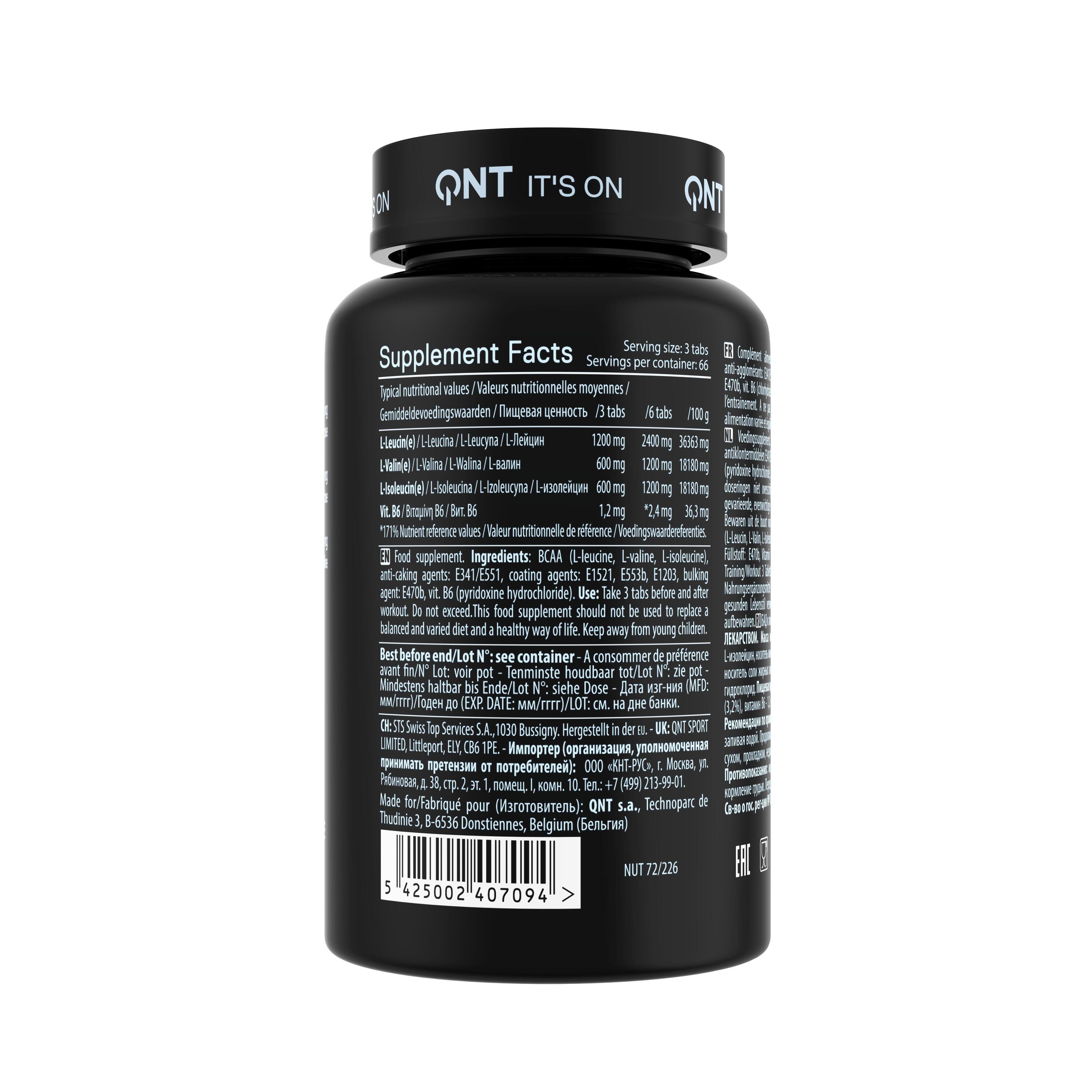 BCAA Aminozuren voor krachttraining Matrix tabletten 2/3