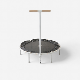 Trampoline fitness FIT TRAMPO500 avec barre frontale - Noir