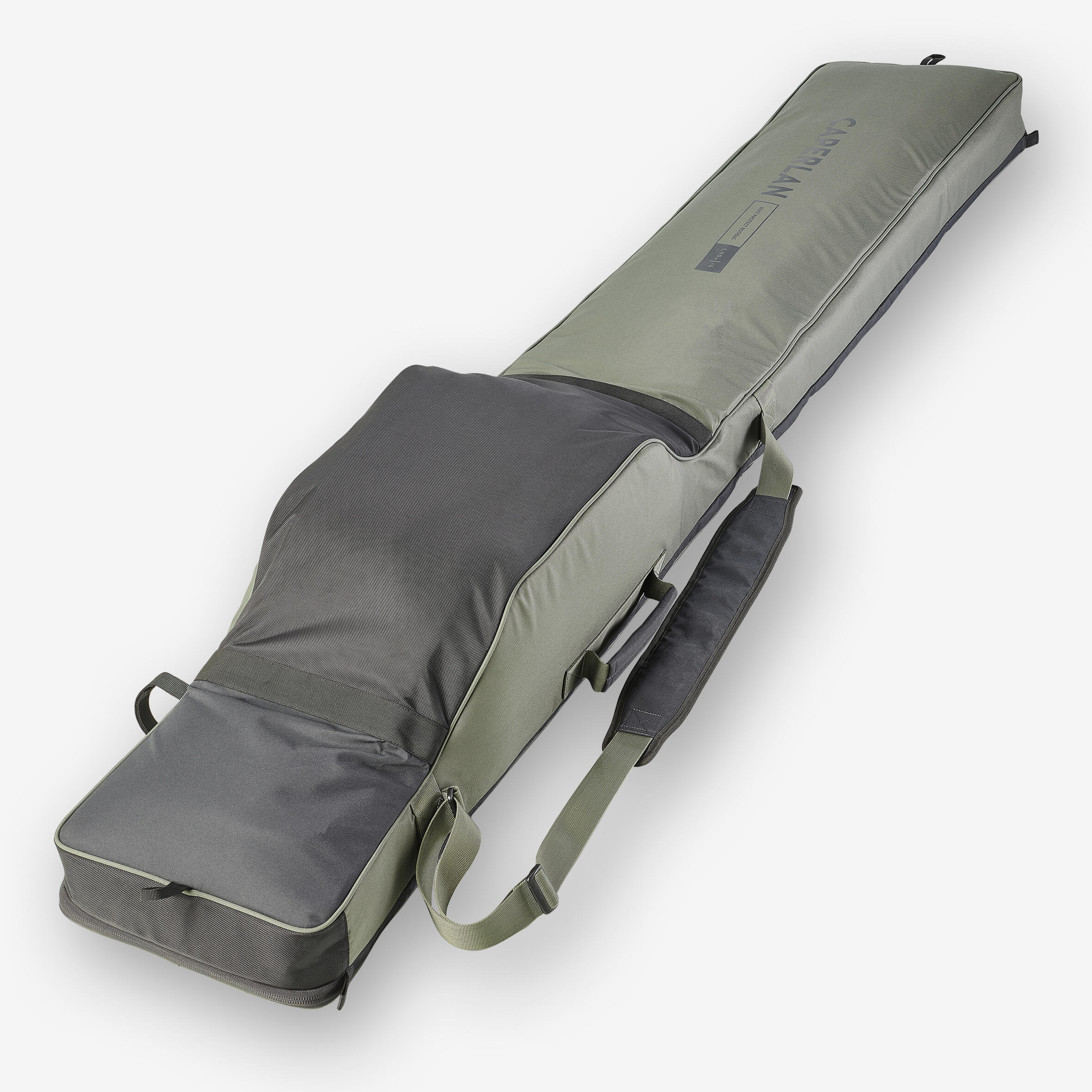 Estojo de pesca flexível rodbag com gaiola de engodo 1,90m
