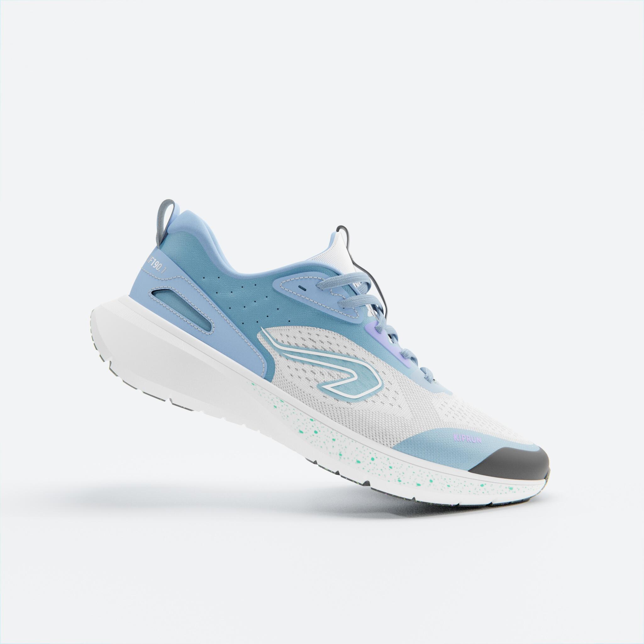 Tenis de running blancos con azul para hombre Jogflow 190.1 Decathlon