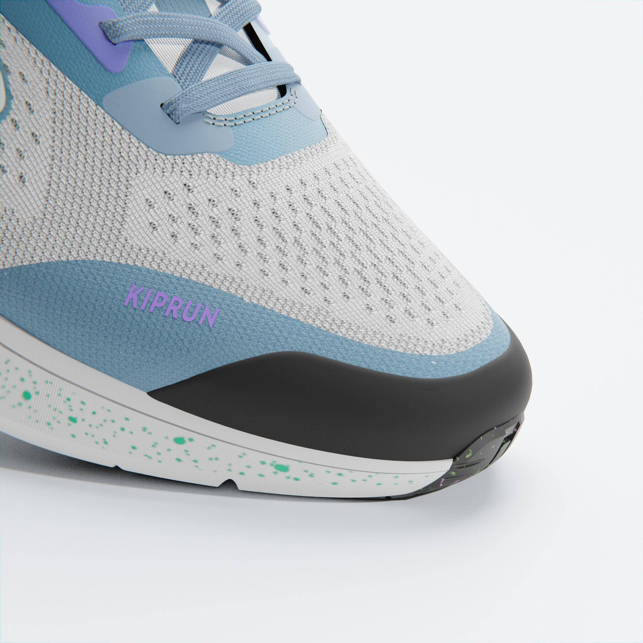 Men Running Shoes Superior Grip Cushioned Upto 20km/week, Jogflow 190.1 - White -  5