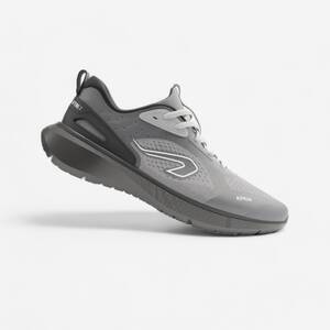 Jogflow 190.1 Men Running Shoes – Cushioned, Lightweight–Black/Grey, 20km/wk
