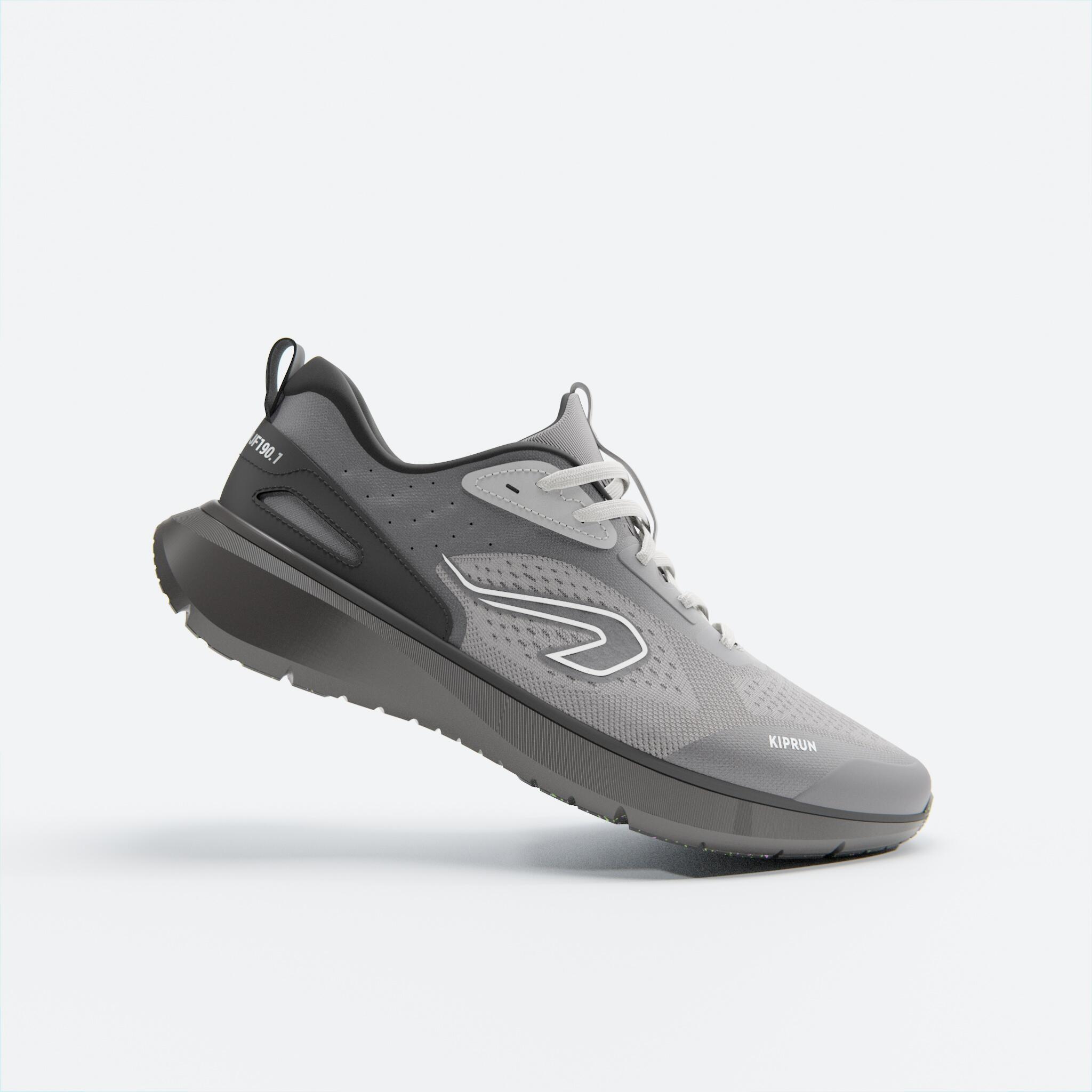 JOGFLOW 190.1 Men's Running Shoes - Black/Grey 1/7