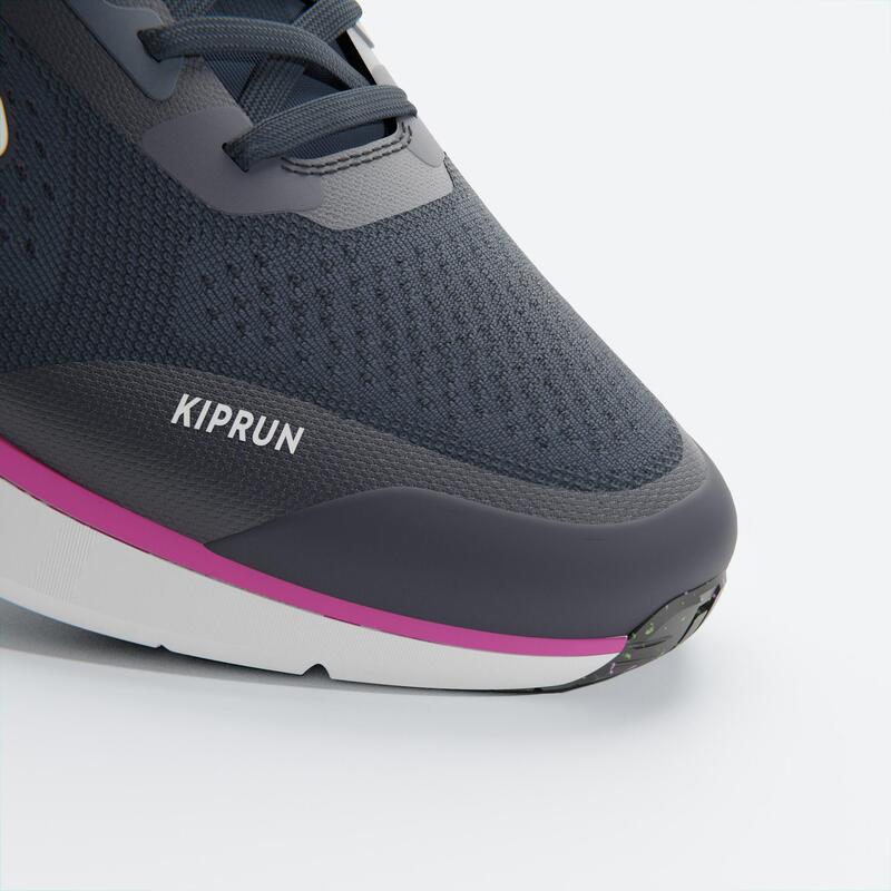 Chaussures de Running Femme, Kiprun Jogflow 190.1 Bleu foncé Rose