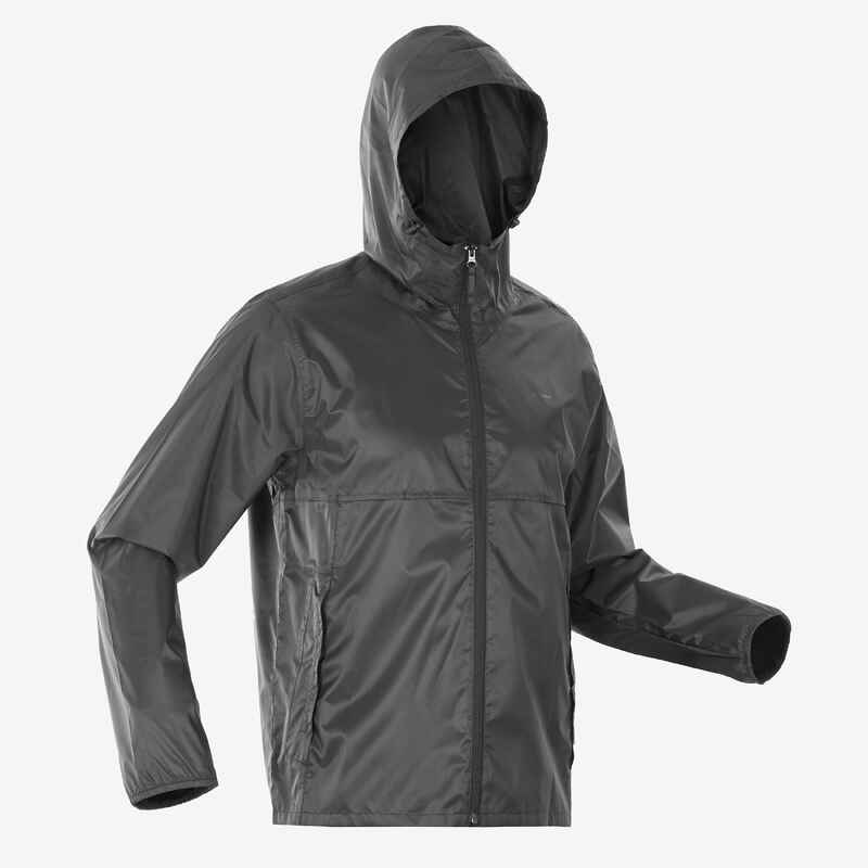 Ανδρικό μπουφάν Raincut Fullzip - Μαύρο