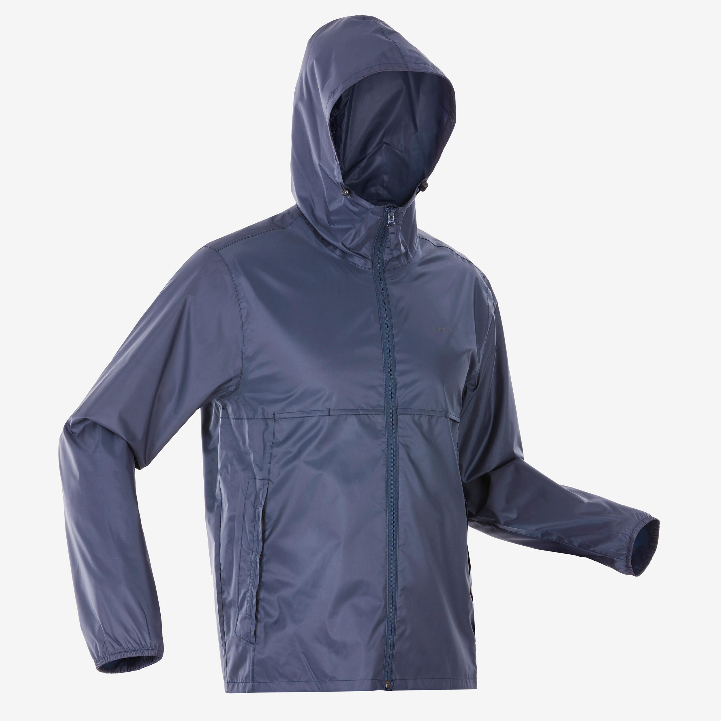 Chubasquero de montaña y trekking cremallera entera Hombre Quechua Raincut 5/5