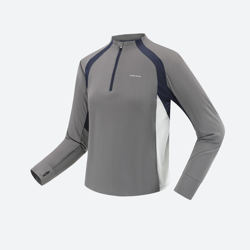 Junior hiking MH900 ANTI UV long sleeve grey