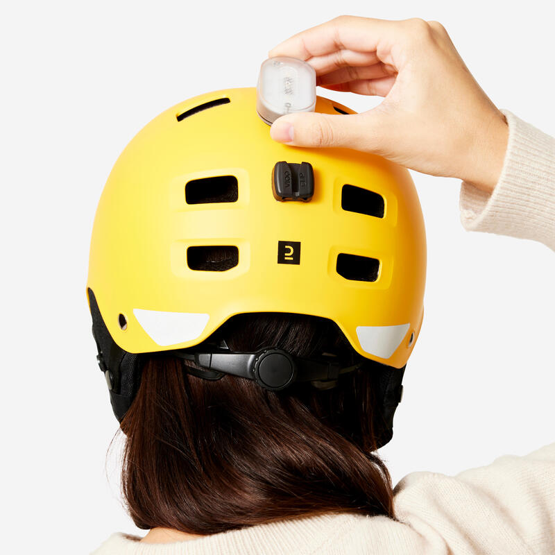 Casque bol vélo ville - jaune