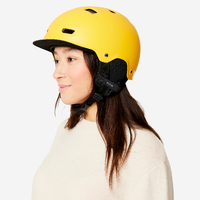 Casque bol vélo ville - jaune