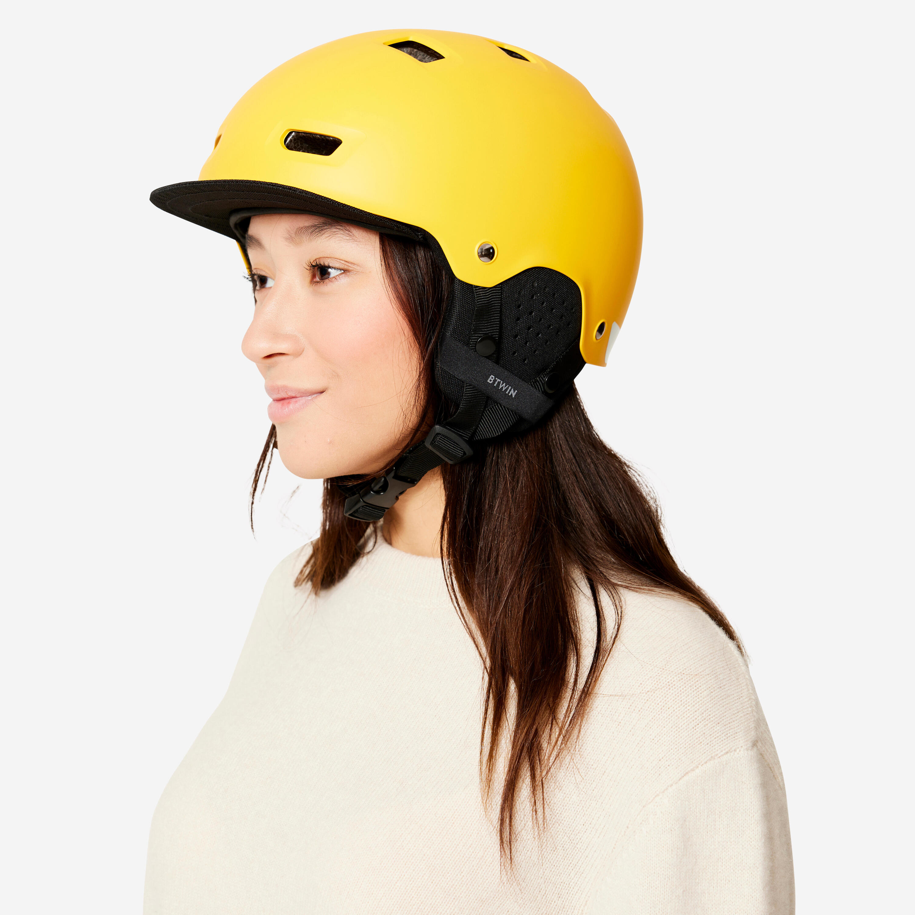 City Cycling Bowl Helmet - Yellow 3/9
