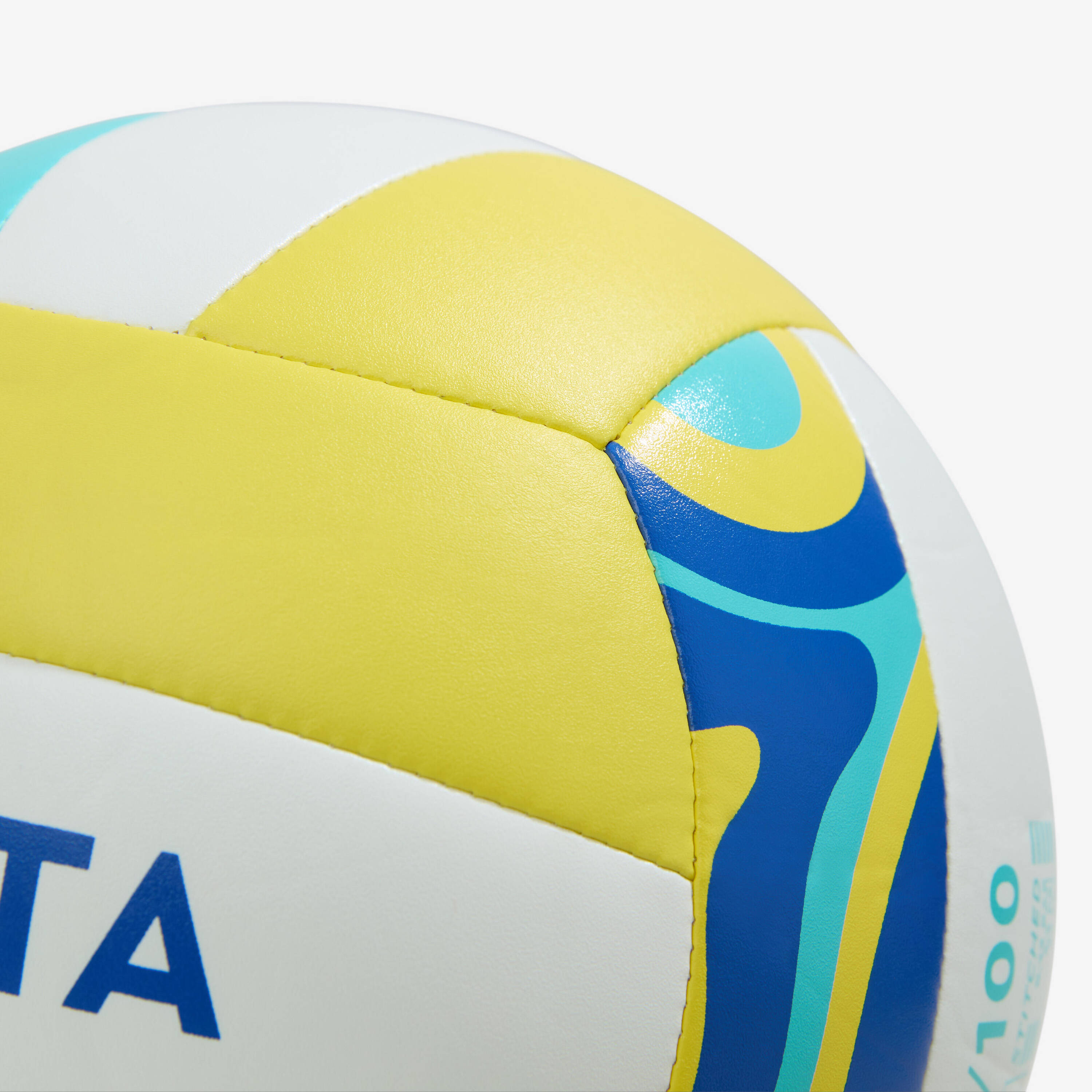 Beach Volleyball Size 5 BV100 Classic - Turquoise -  5