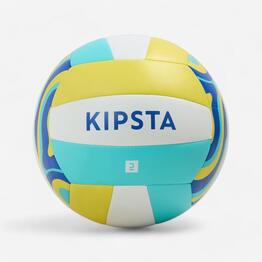 Ballon de beach volley - BV100 classic taille 5 - turquoise