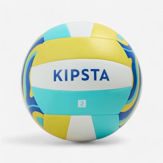 Ballon de beach volley - BV100 classic taille 5 - turquoise