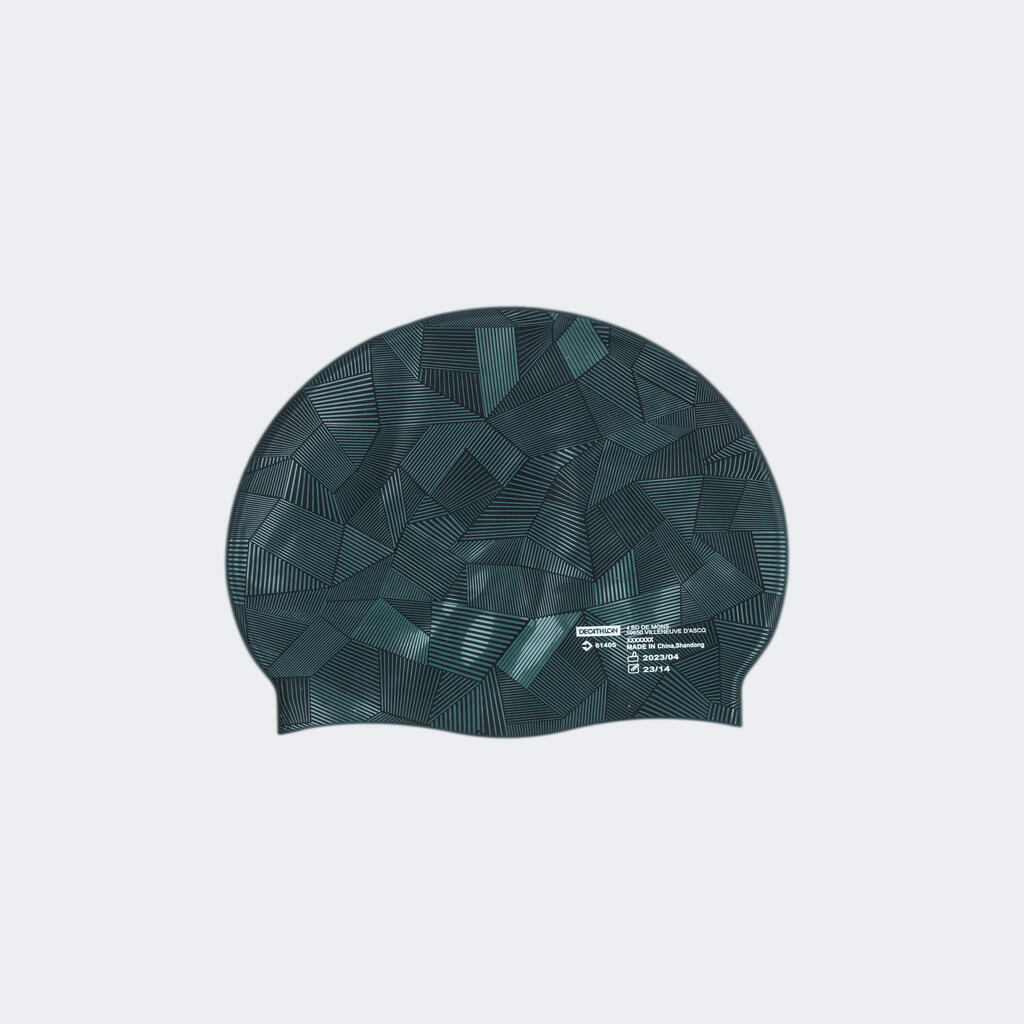 Bonnet de bain silicone - lion jaune