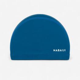 Bonnet de bain en maille enduite taille M, bleu