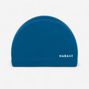Gorro de Natación tela niños adulto revestido silicona Azul Talla M