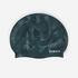 Adult Swimming Cap Silicone 56-60 Cm Geol black green