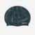 Bonnet de bain en silicone - taille unique - geol noir vert