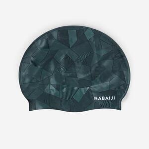 Gorro natación silicona verde talla única