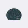 SILICONE swim cap - One size - Geol black green