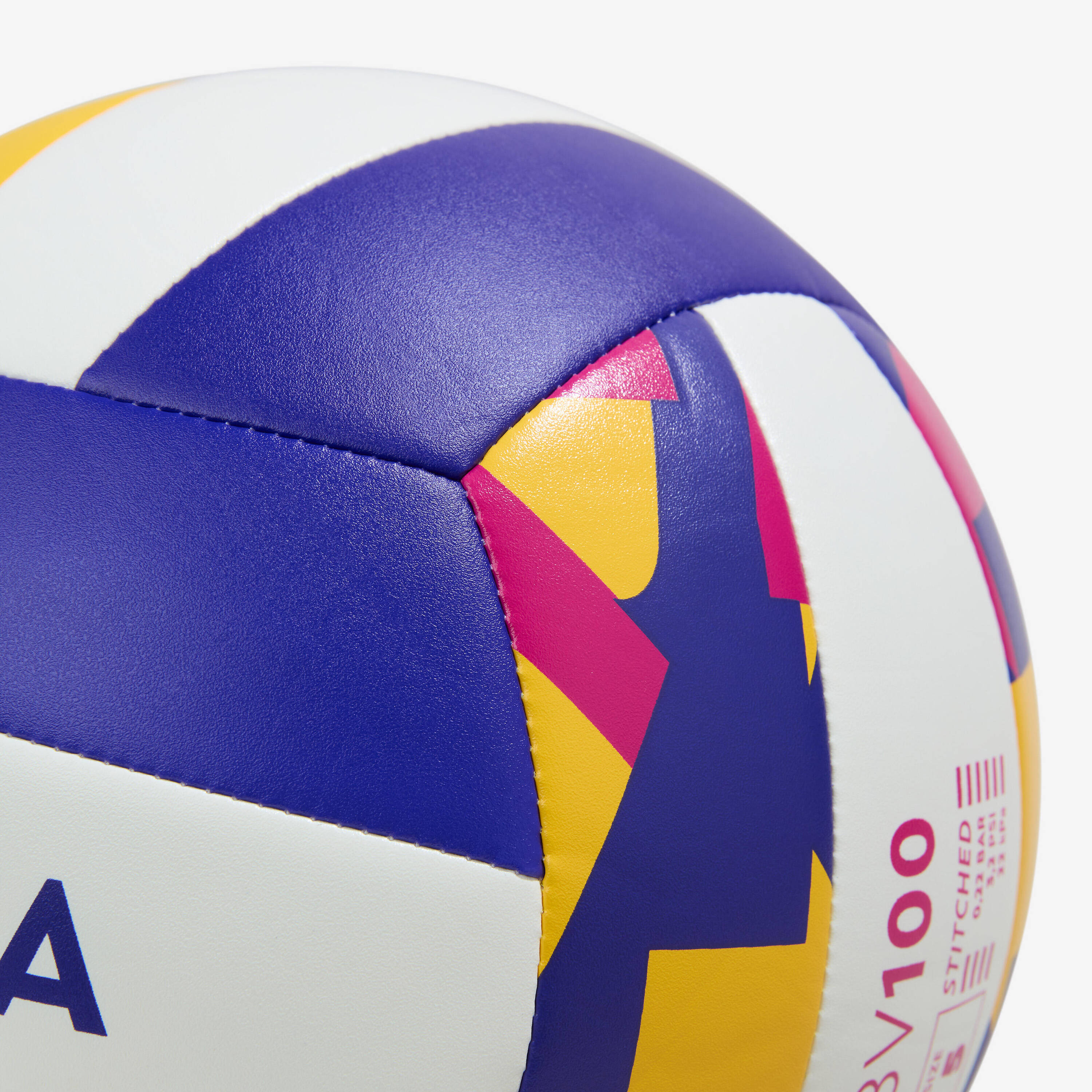 Beach Volleyball Size 5 BV100 Classic - Coloured -  5