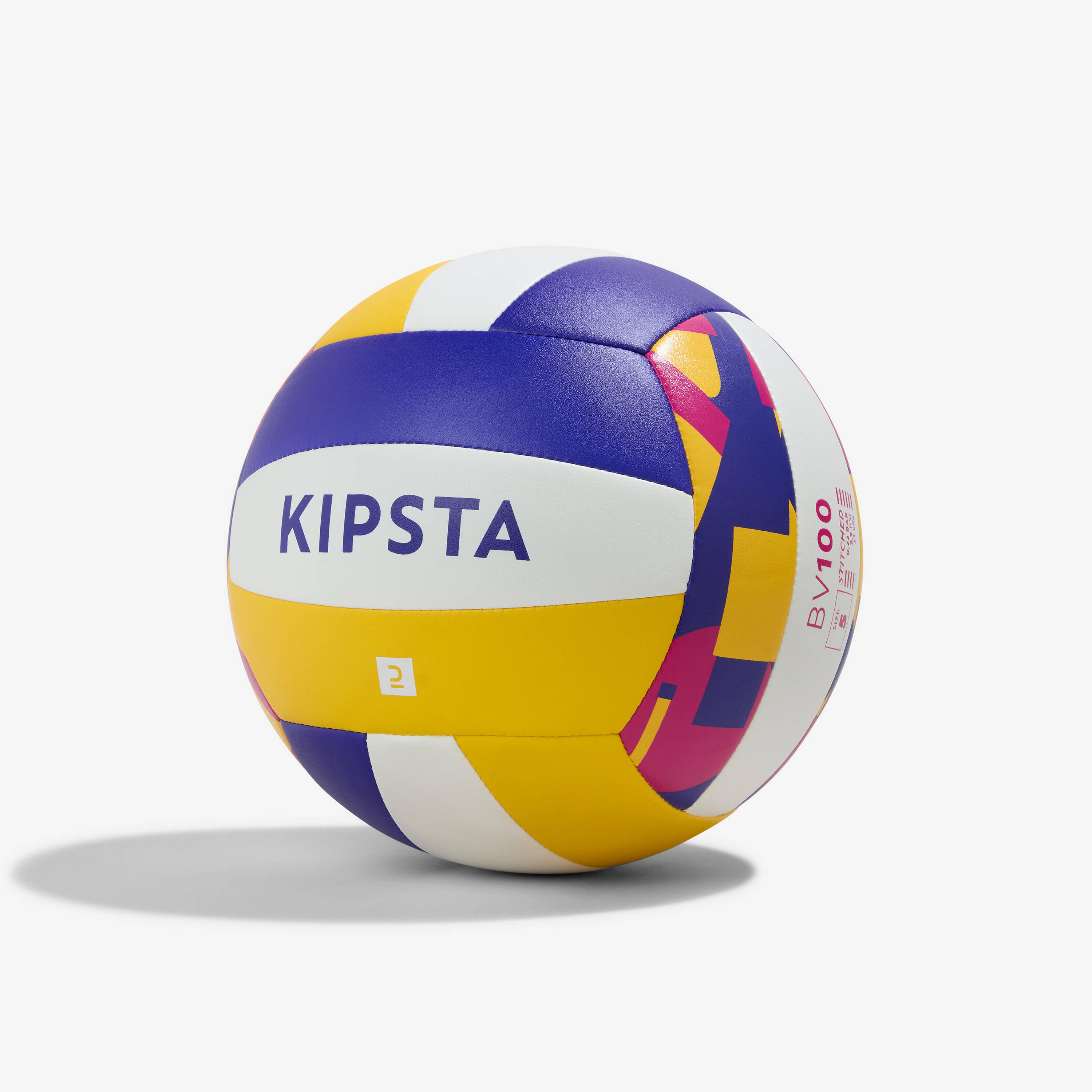 Beach Volleyball Size 5 BV100 Classic - Coloured -  3