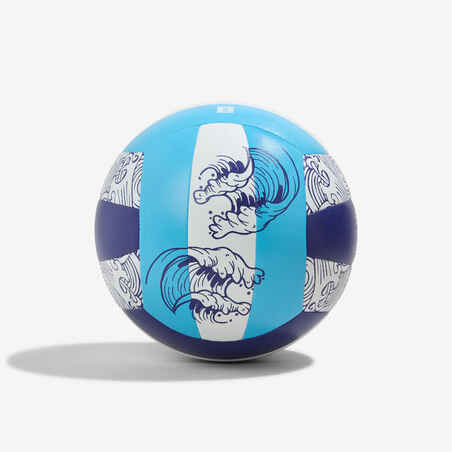 Paplūdimio tinklinio kamuolys „BV100 Classic“, 5 dydžio, mėlynas