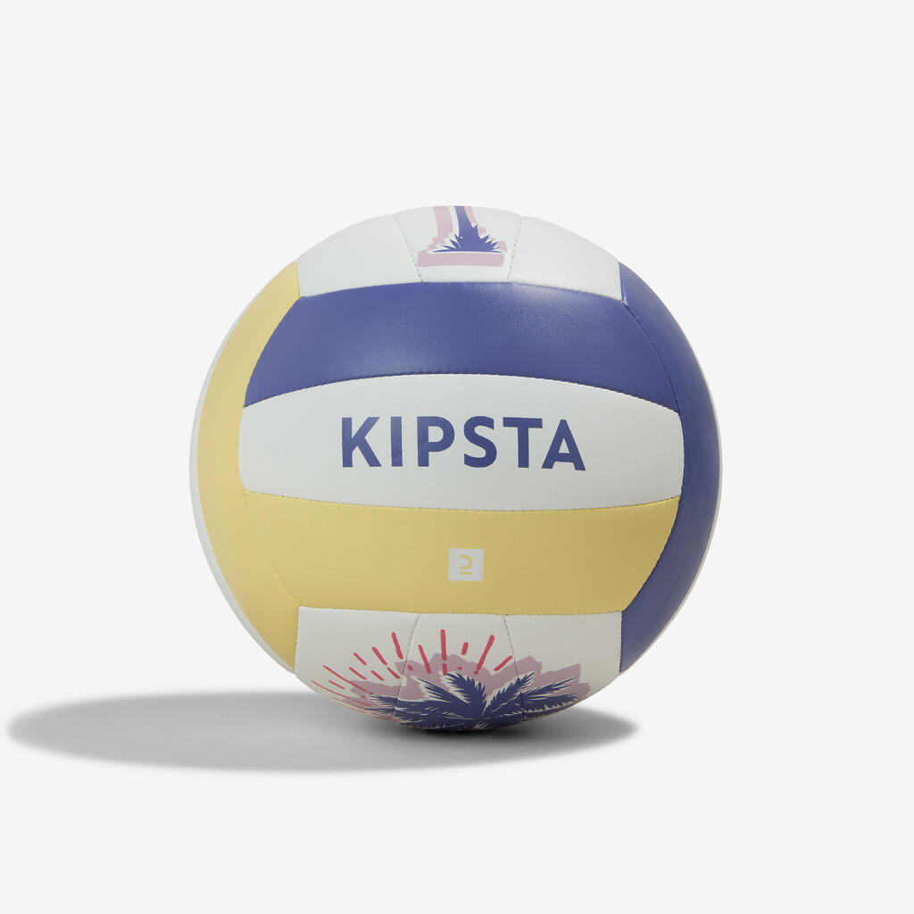 Paplūdimio tinklinio kamuolys „BV100 Classic“, 5 dydžio, turkio spalvos