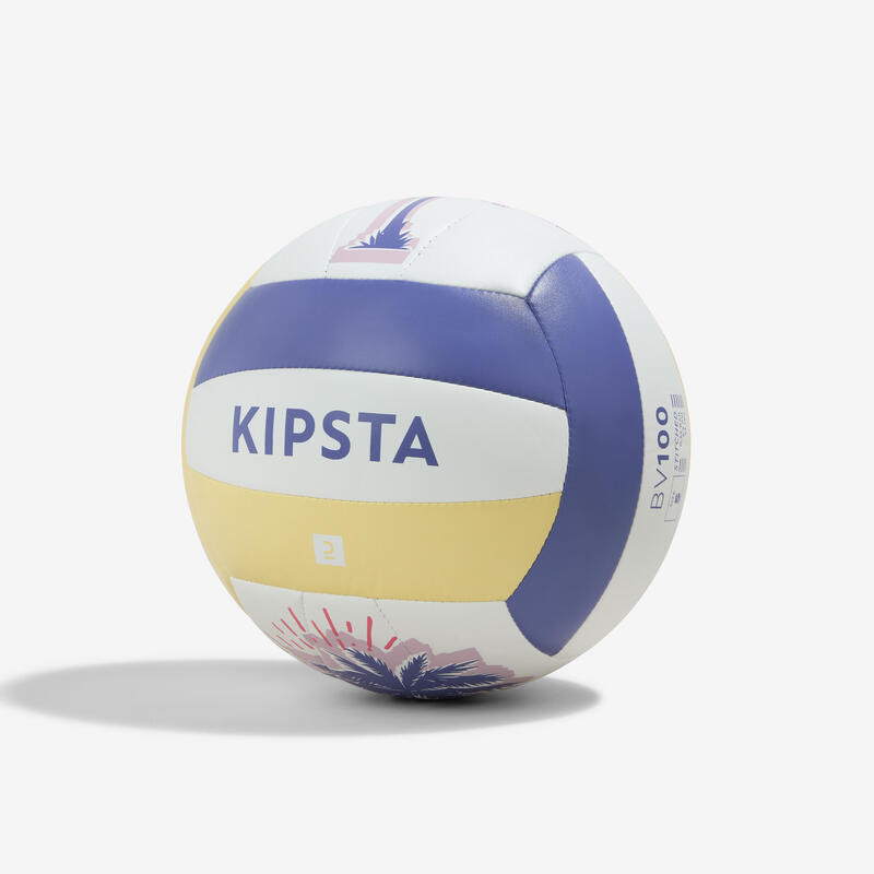 Minge volei pe plajă BV100 Classic Mărimea 5 Galben-Mov