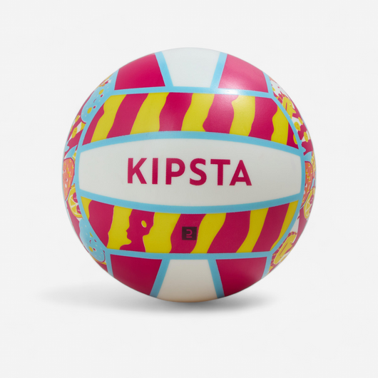 Ballon de plage taille 3 - BV100 Fun Rose Jaune