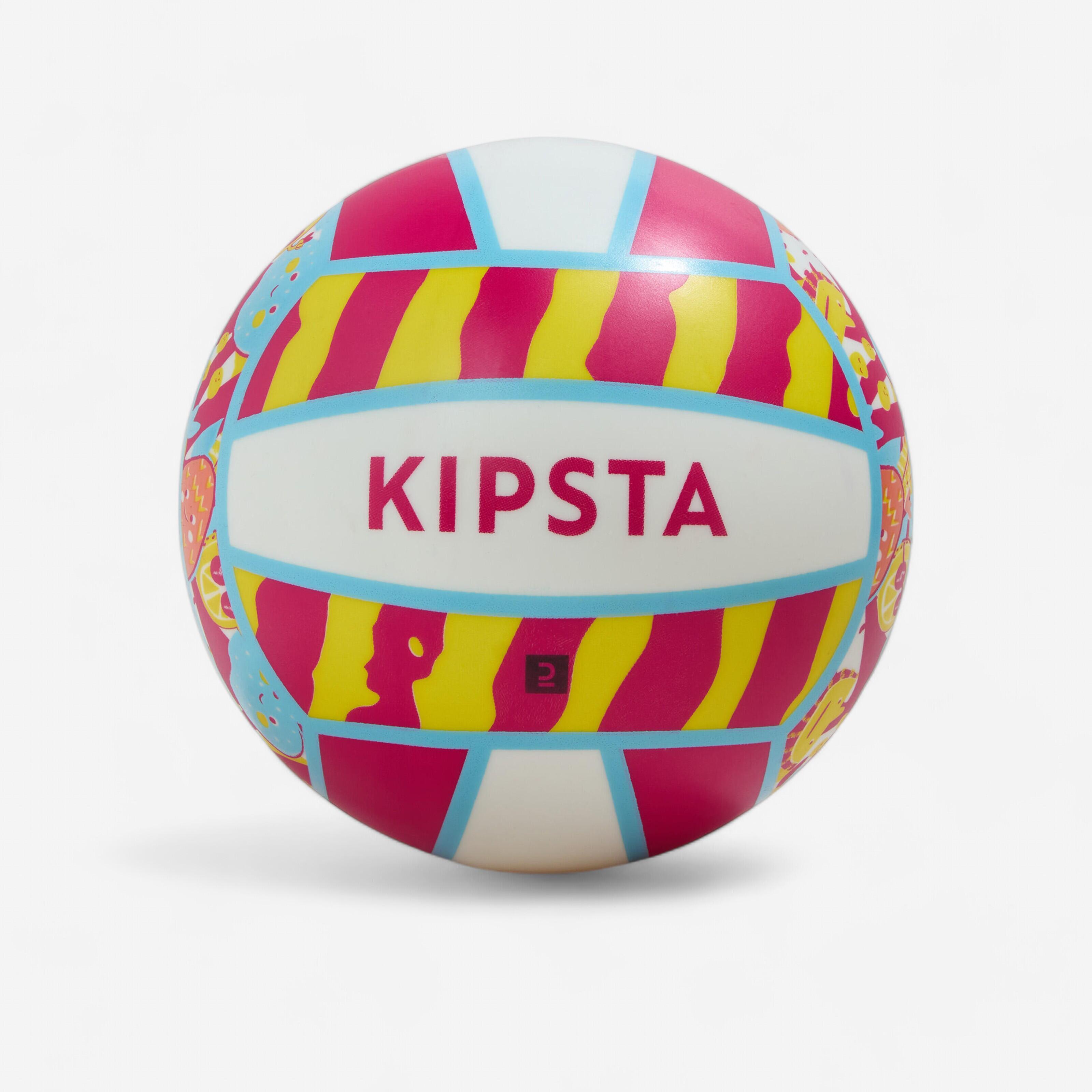 KIPSTA Lopta na plážový volejbal BV100 Fun veľkosť 3 ružová 3