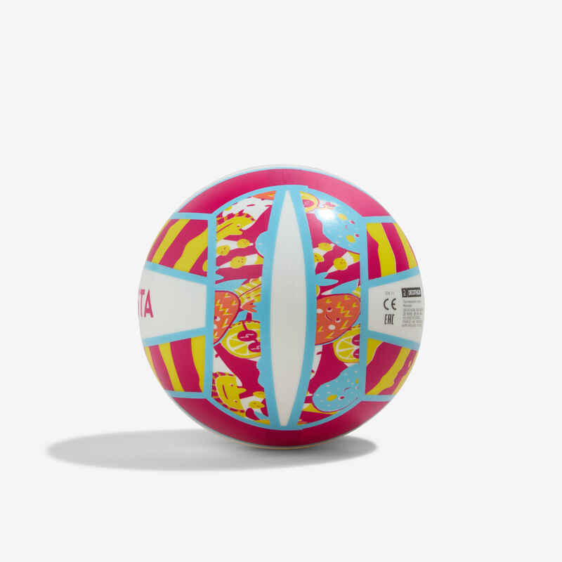 Balón de playa talla 3 rosa BV100 Fun