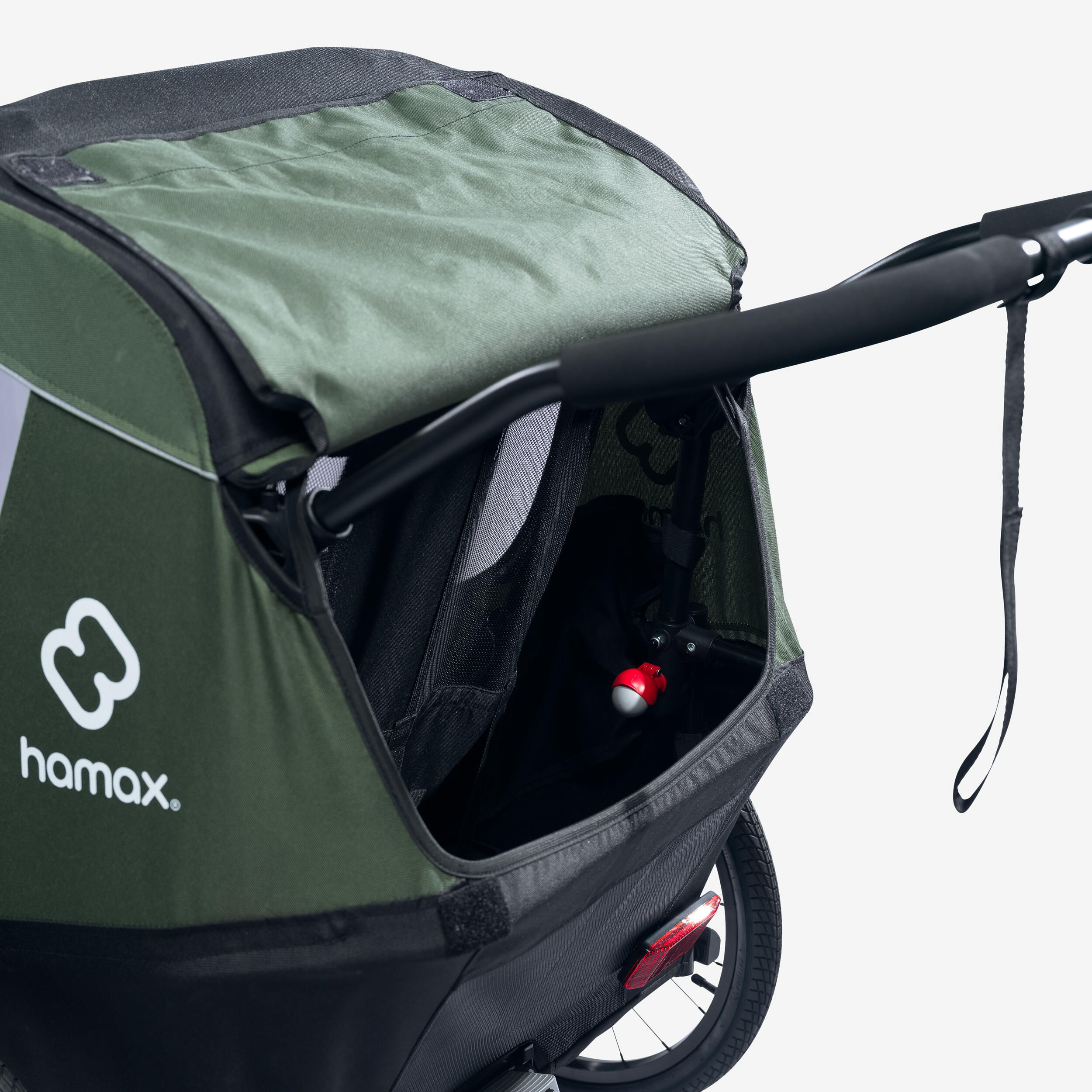Kinder-Fahrradanhnger Hamax Ixplorer grn | Decathlon