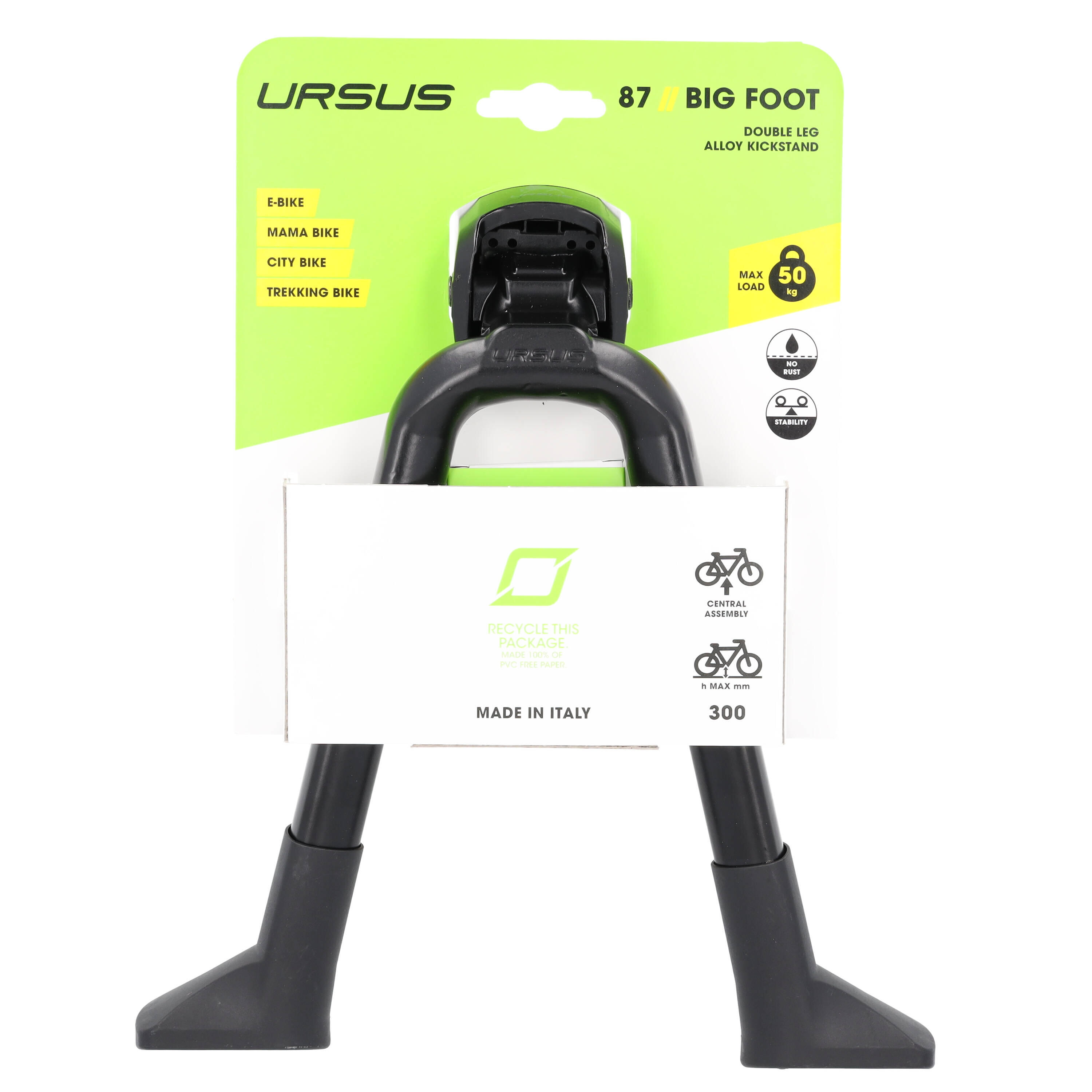 BEQUILLE DOUBLE VELO BIG FOOT 28 URSUS Decathlon