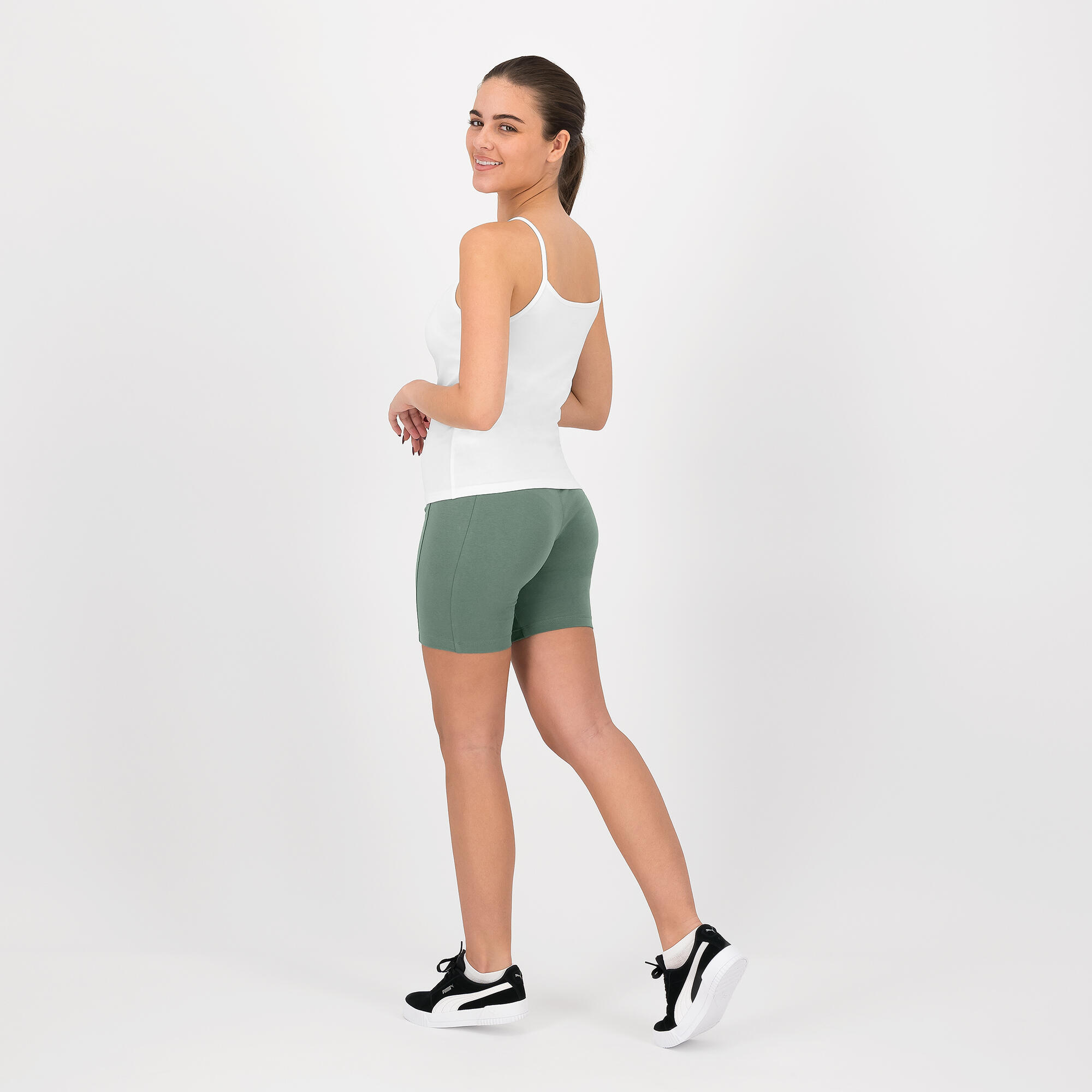 PUMA Legging fitness corto da donna verde