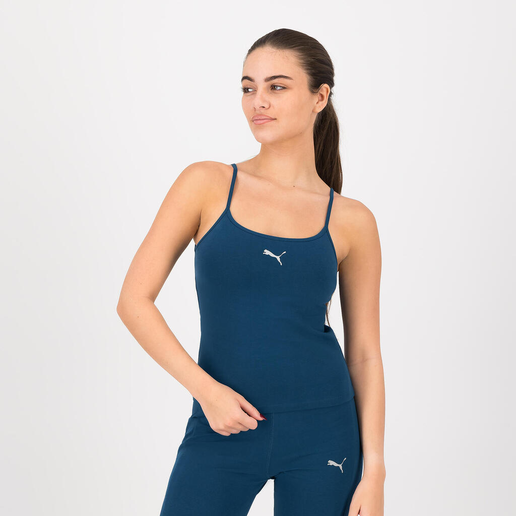 Puma Top Damen Baumwolle - blau 