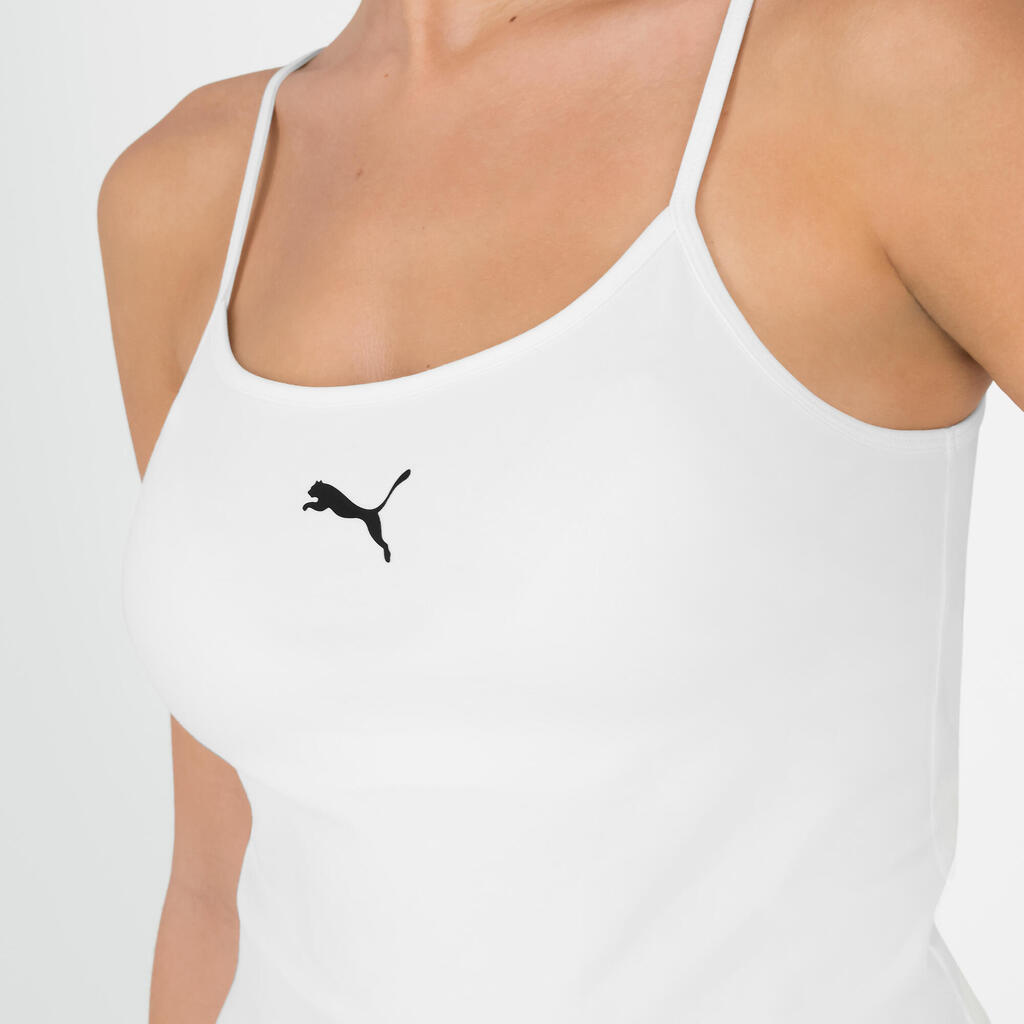 Majica bez rukava za fitness ženska bijela