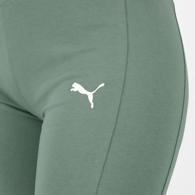 Leggings Fitness Puma Mujer Verde Cortos