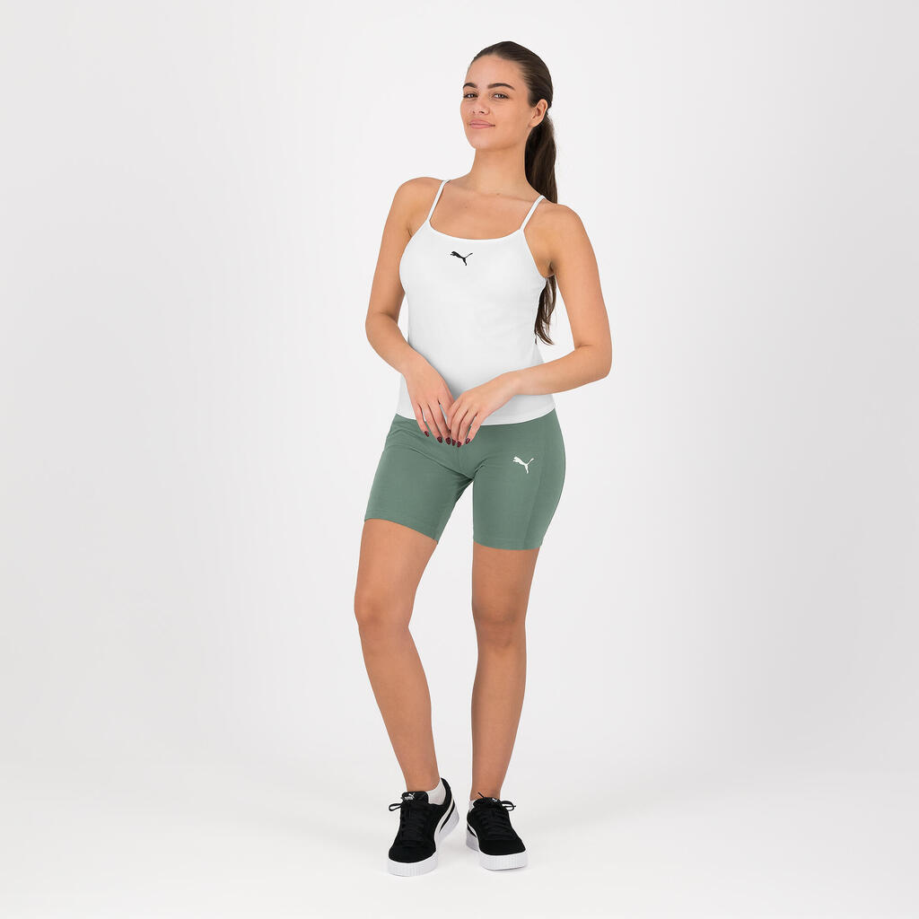 Women's Cotton Fitness Tank Top - White