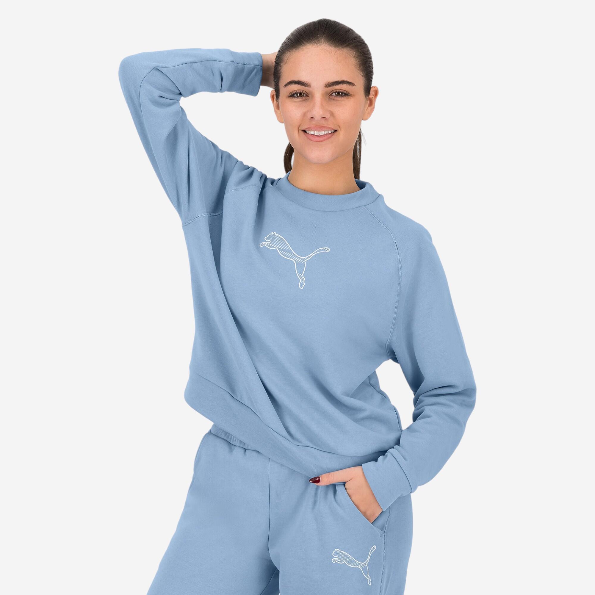 Women's fitness sweatshirt PUMA blue