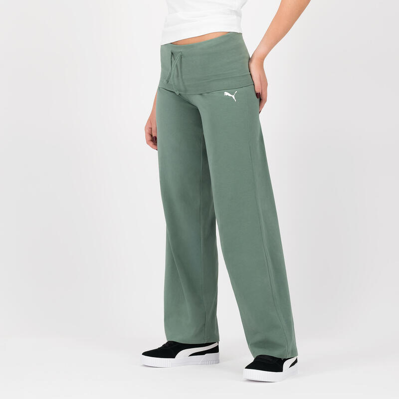 Joggingbroek voor fitness dames groen