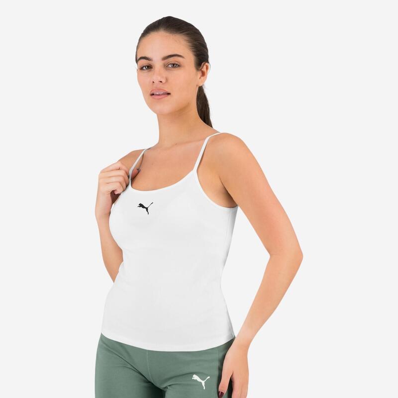 Débardeur PUMA fitness coton blanc femme