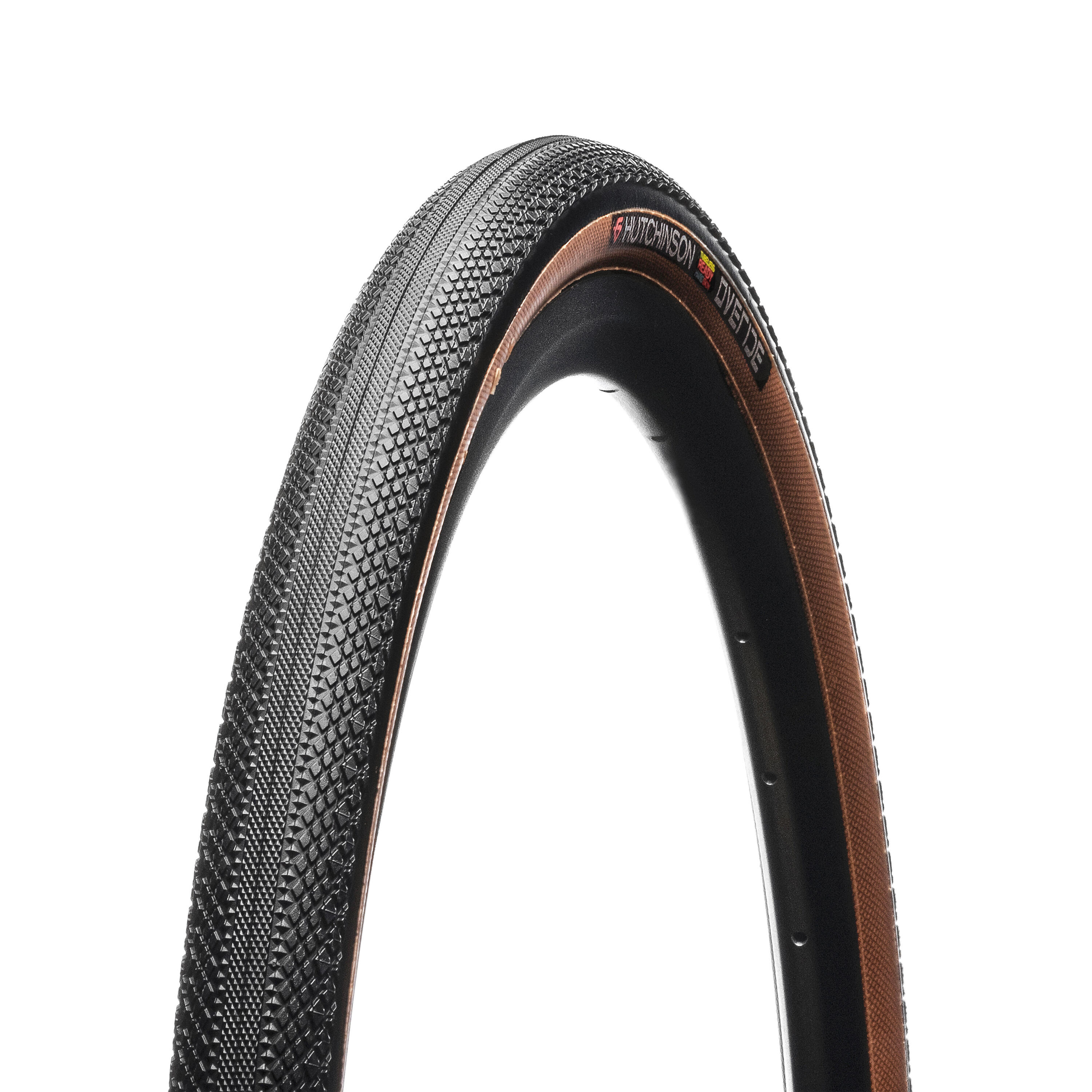 HUTCHINSON 700x40 Hardskin Tubeless Ready Gravel Tyre Overide - Tanwall