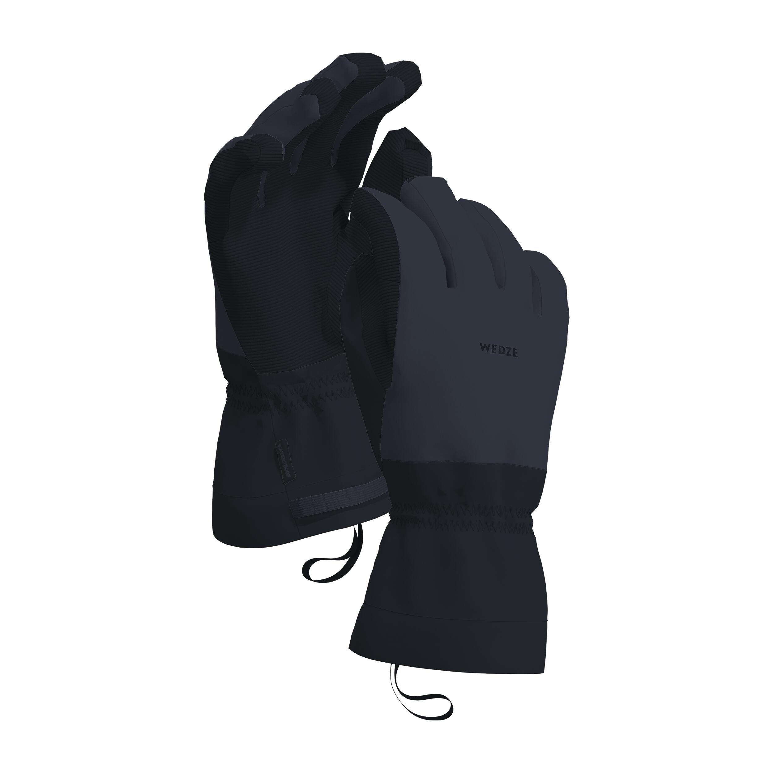 Luvas de ski quentes adulto, GL500 azul marinho 8/11