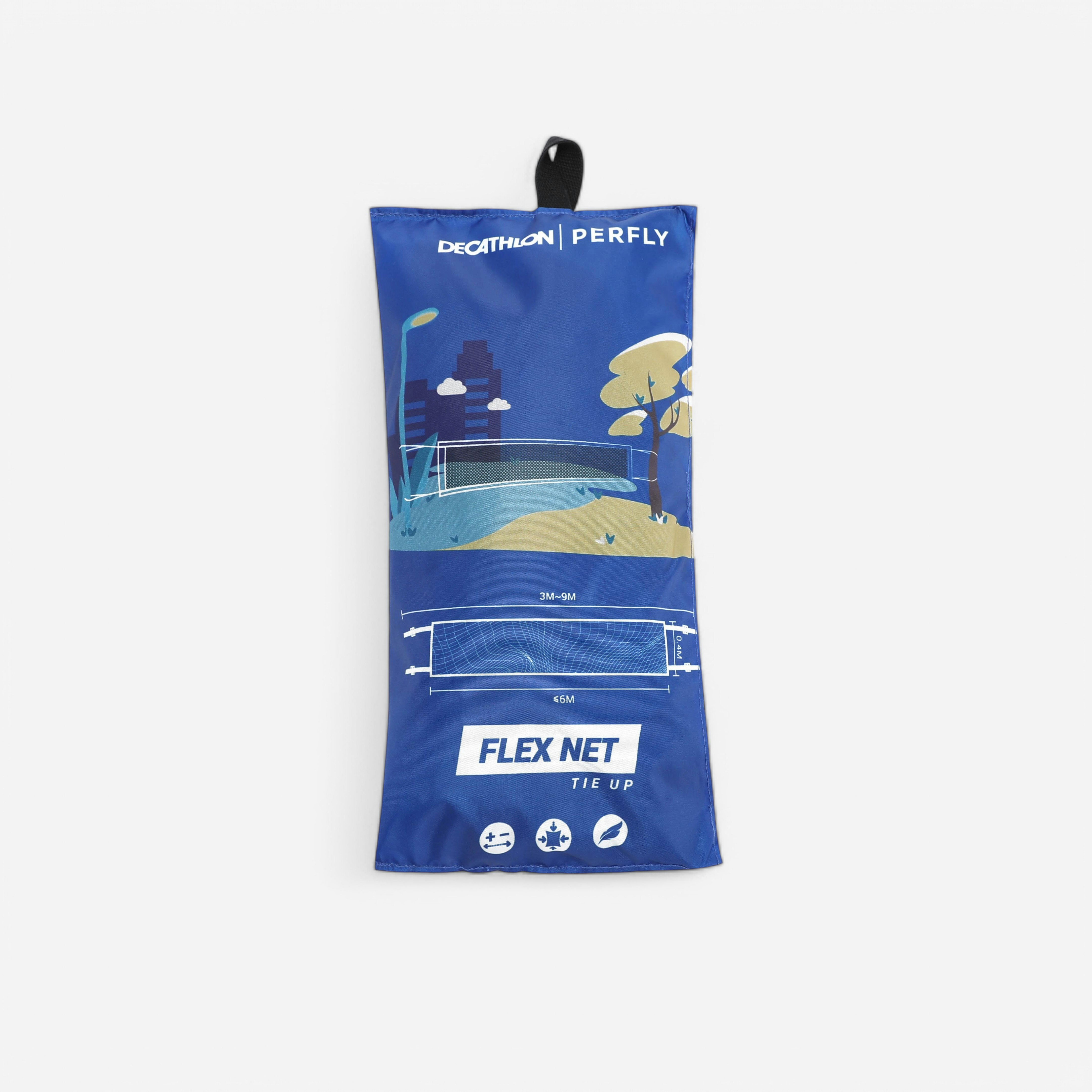 Filet de badminton réglable flex tie up - PERFLY